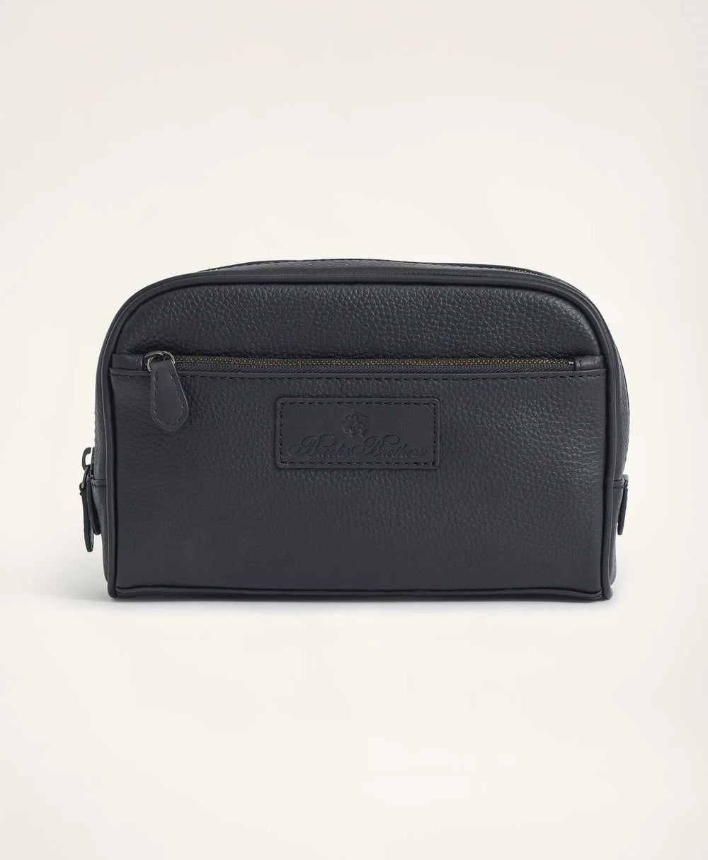 Pebbled Leather Dopp Kit | Brooks Brothers sale