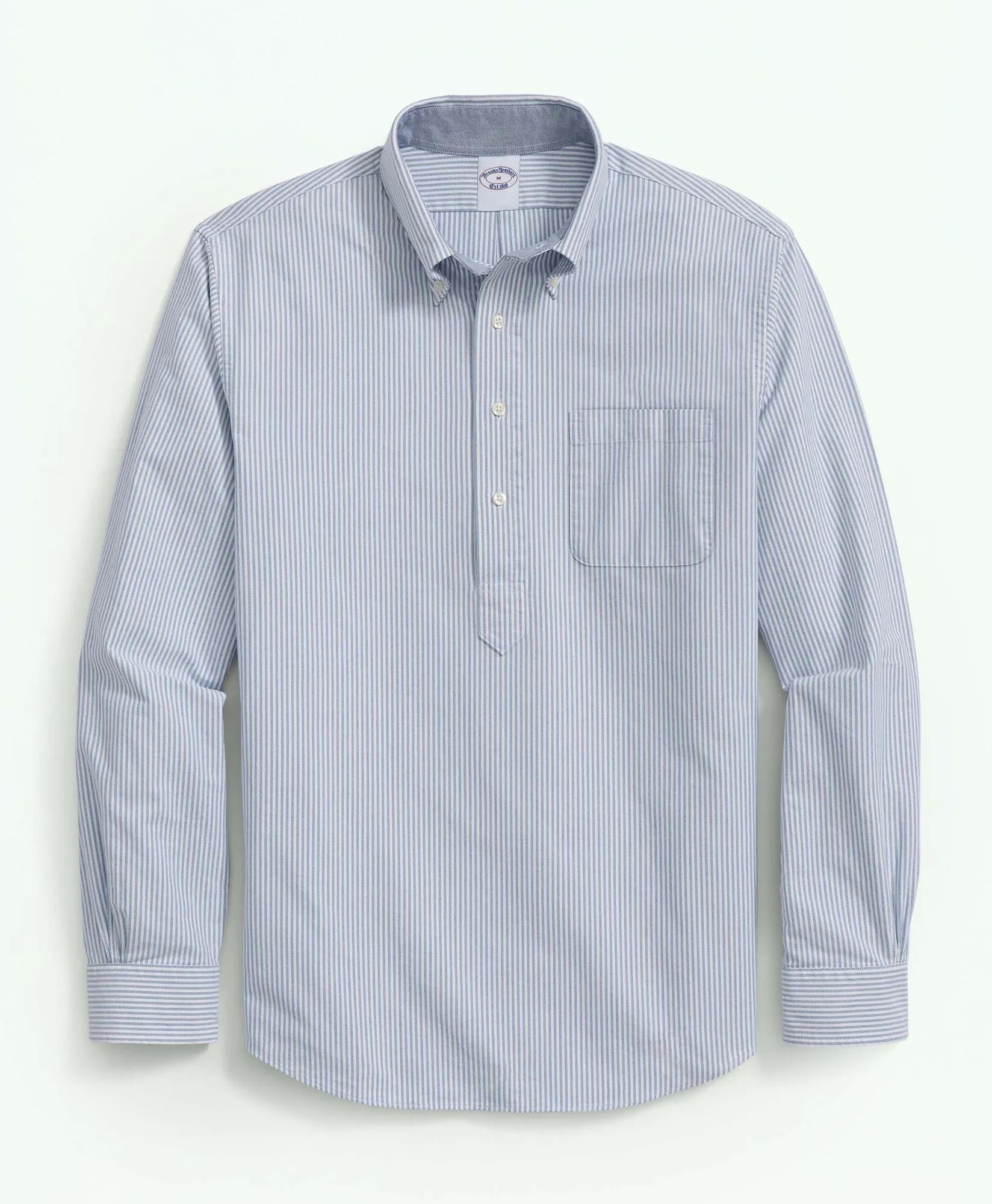 Friday Oxford Shirt, Striped Pop-Over | Brooks Brothers for sale
