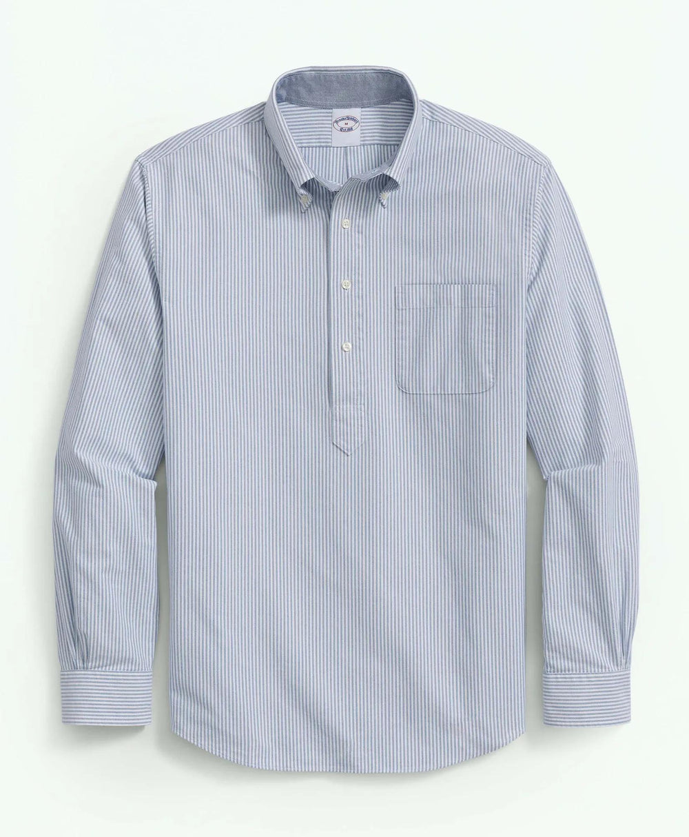 Friday Oxford Shirt, Striped Pop-Over | Brooks Brothers for sale