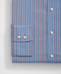 Brooks Brothers X Thomas Mason® Cotton English Collar, Multi-Striped Dress Shirt | Brooks Brothers online