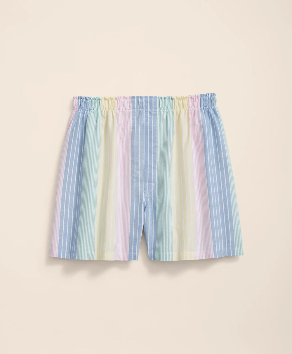 Cotton Broadcloth Multi-Archive Stripe Boxers | Brooks Brothers online shop