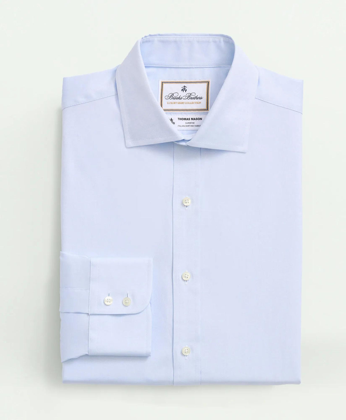 Brooks Brothers X Thomas Mason® Cotton Pinpoint Oxford English Collar Dress Shirt | Brooks Brothers sale