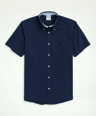 Stretch Non-Iron Oxford Button-Down Collar Short-Sleeve Sport Shirt | Brooks Brothers online shop