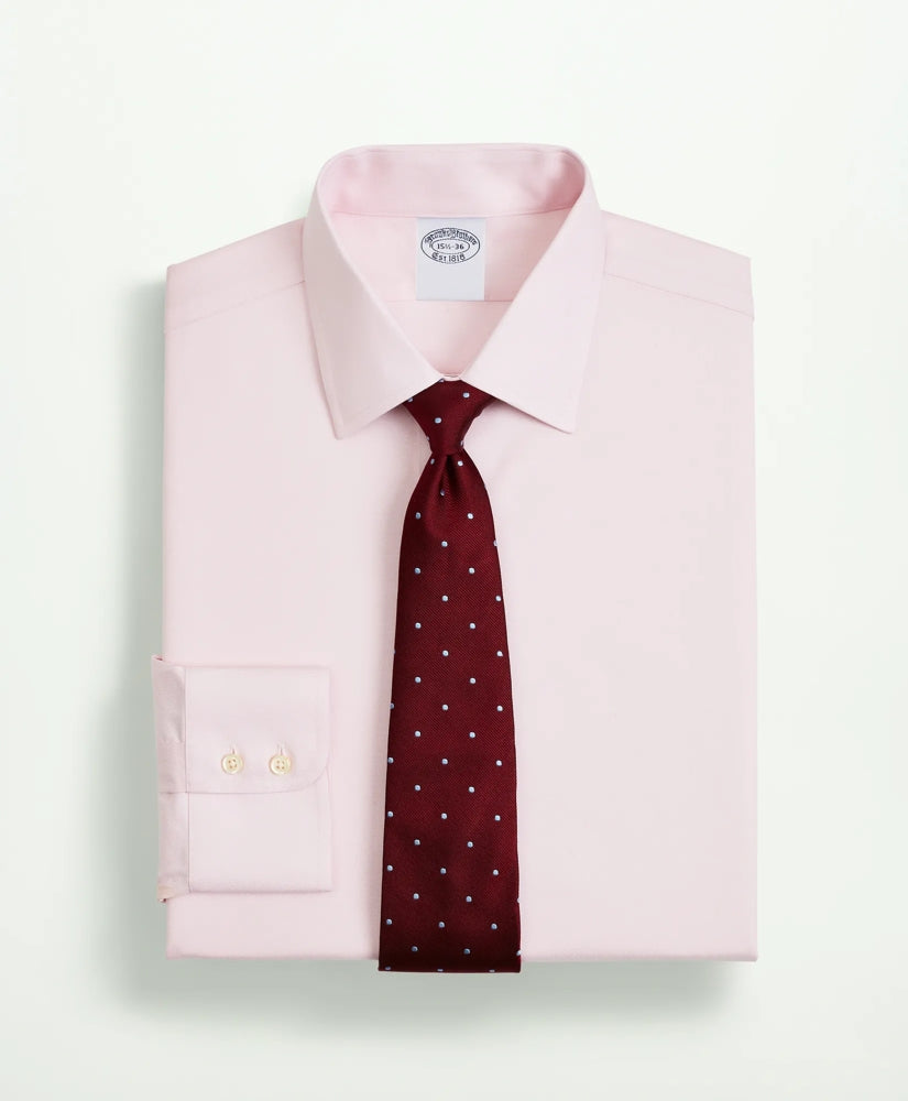 Stretch Supima® Cotton Non-Iron Twill Ainsley Collar Dress Shirt | Brooks Brothers sale